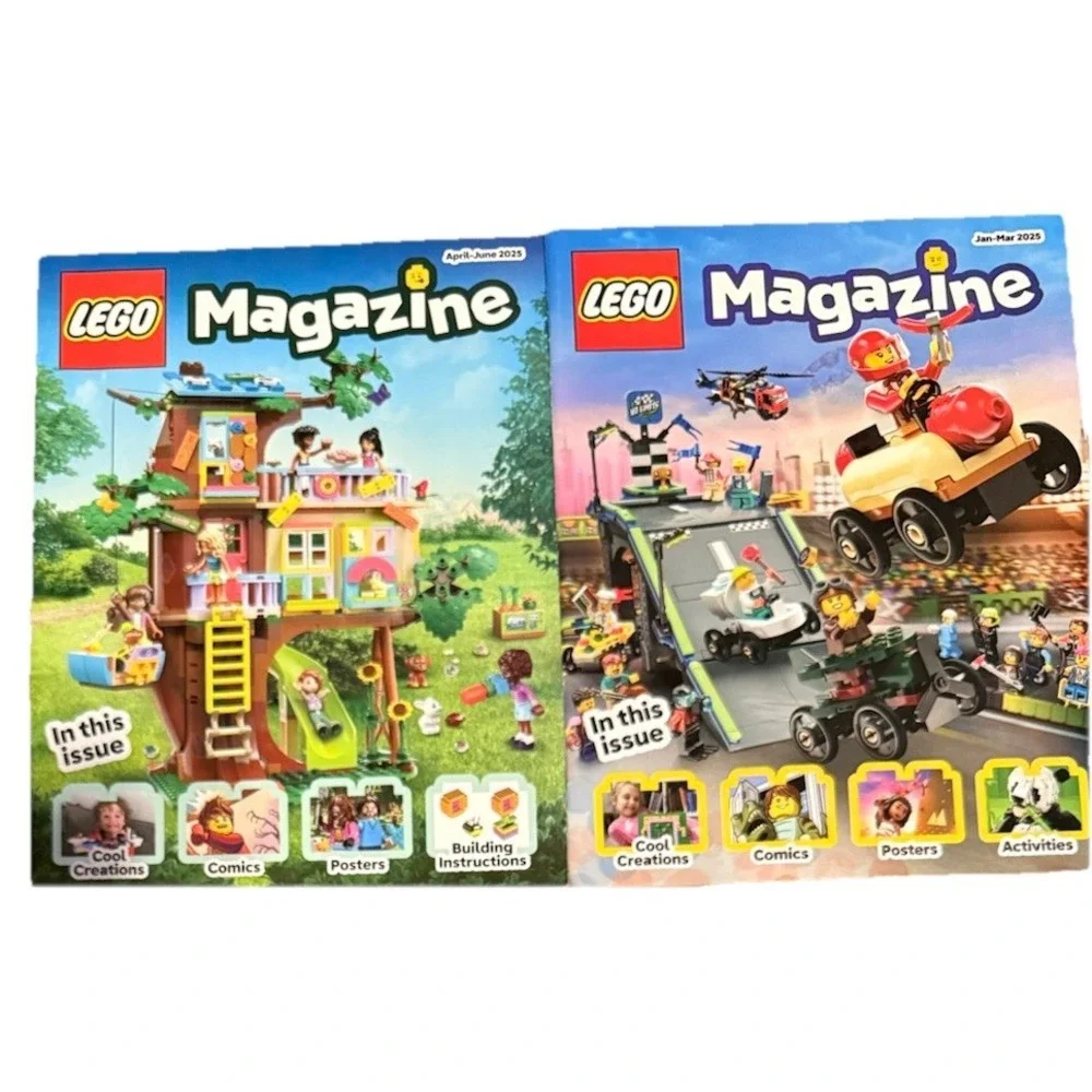 LEGO Magazines Jan - March 2025‎ and April-June 2025